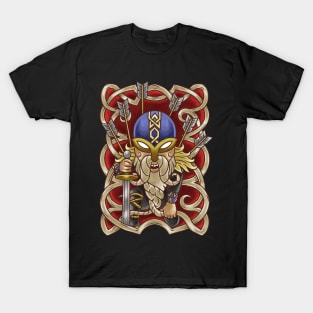 Unbreakable Viking: A Resilient and Determined Design T-Shirt